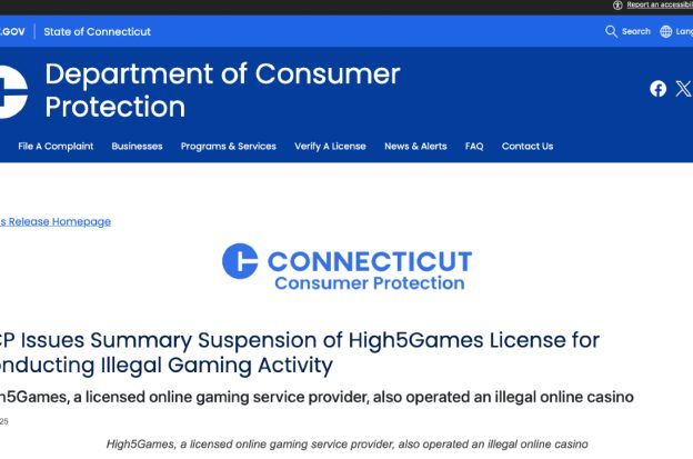 Connecticut sweepstakes casino High 5 Games